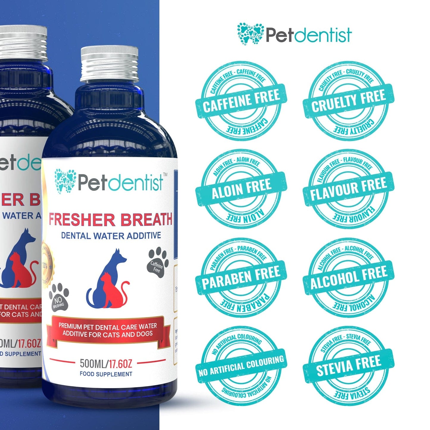 Petdentist Pet Supplement Water Aadditive Petdentist® Fresher Breath Dental Water Additive