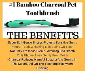 Extra Large Breed Pet Bamboo Charcoal Dog Toothbrush - Petdentist