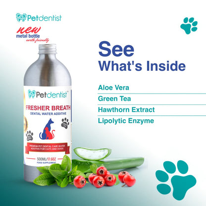 Fresher Breath Dental Water Additive for Cats and Dogs