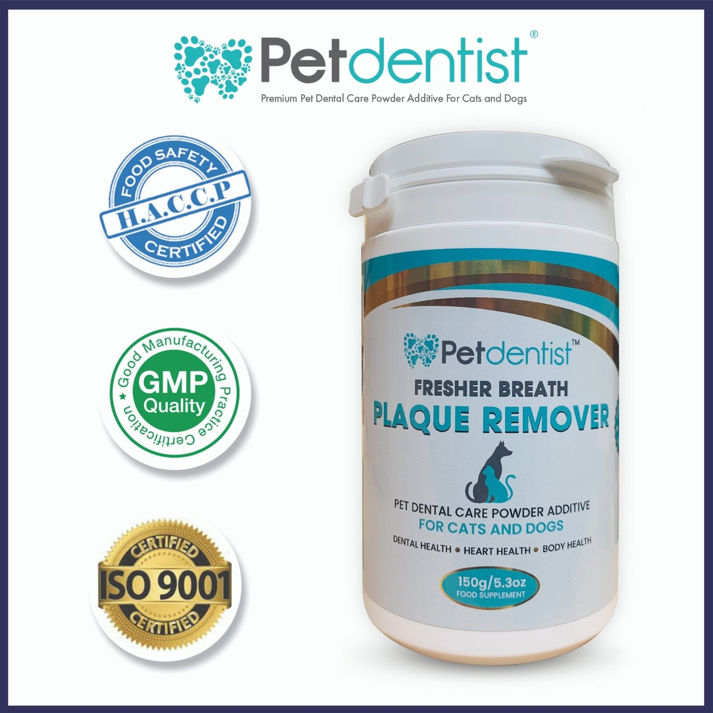 Petdentist® Copy of Petdentist® NEW Plaque Remover Powder for Cats and Dogs