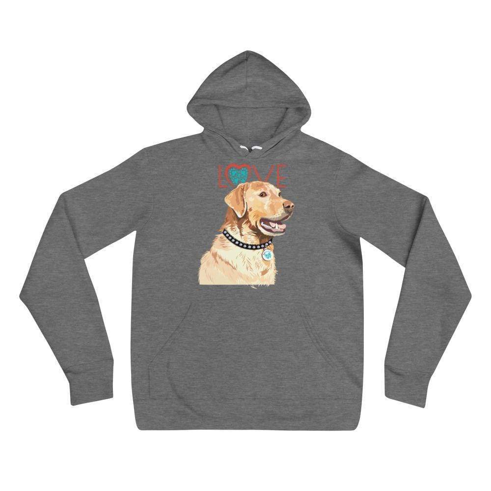 Petdentist Hoodie Deep Heather / S Unisex Golden Labrador Love Hoodie S-2XL