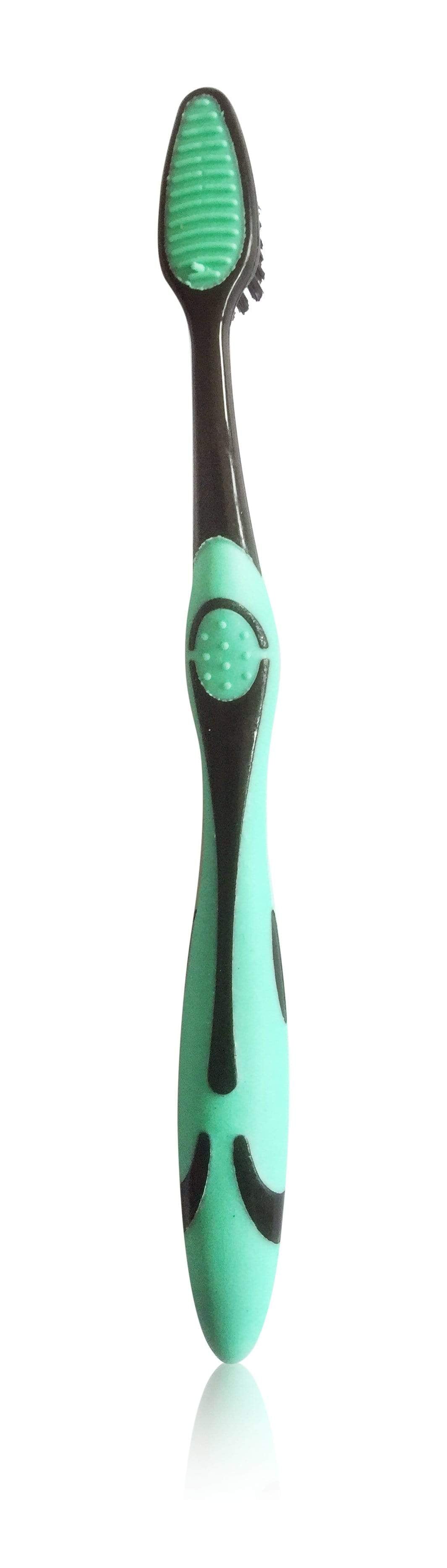 Dog toothbrush hot sale green