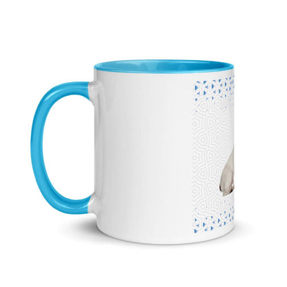 TQuench Petdentist Jack Russell Mug with Blue Colour Inside and Handle - Petdentist