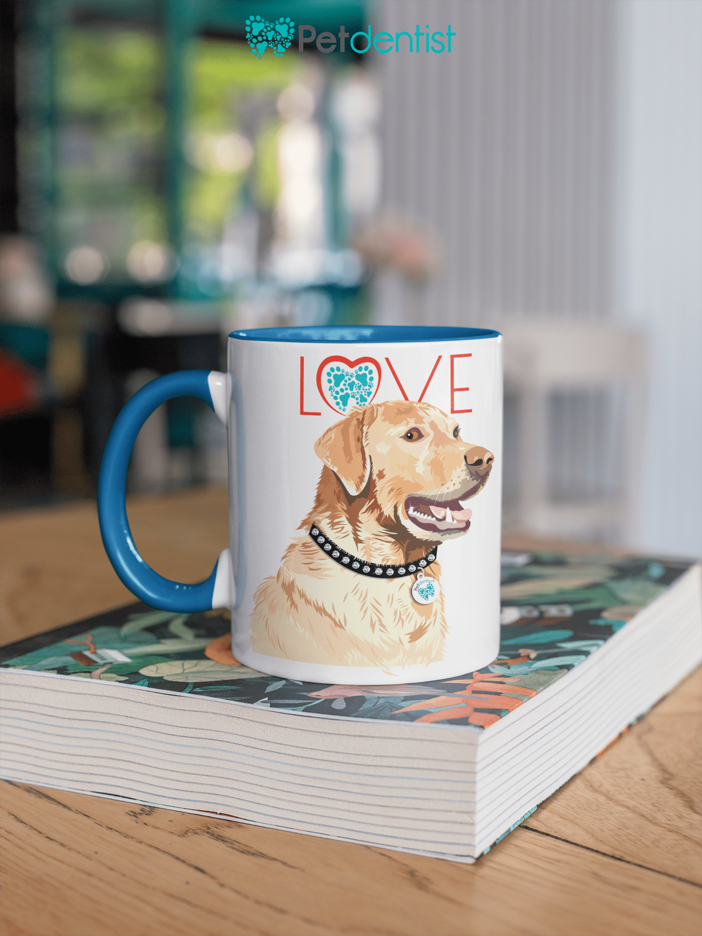 TQuench Petdentist Labrador Mug with Colour Inside - Petdentist