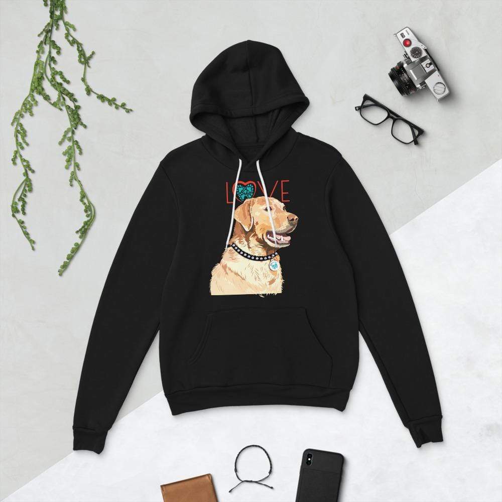 Petdentist Hoodie Unisex Golden Labrador Love Hoodie S-2XL
