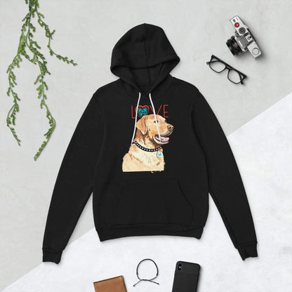 Petdentist Hoodie Unisex Golden Labrador Love Hoodie S-2XL